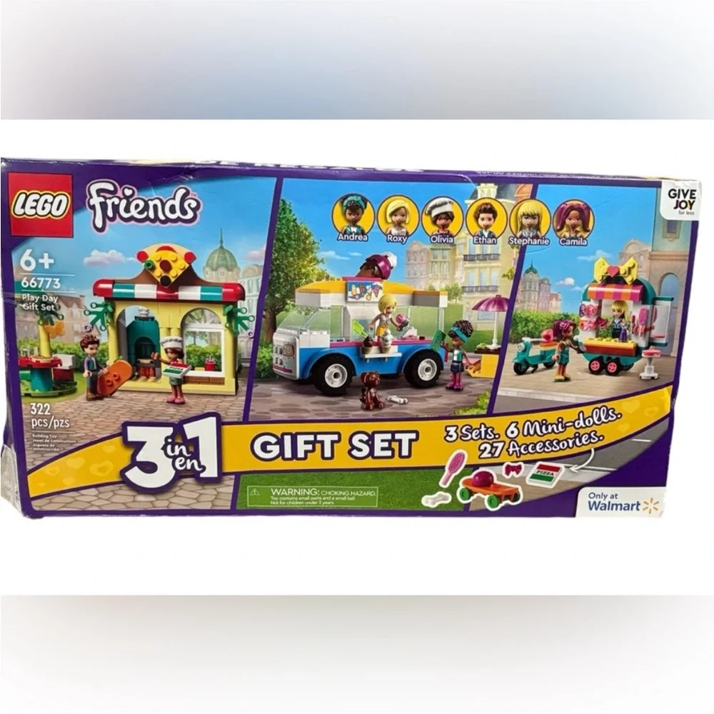 Lego Friends 3 In One Gift Set 66773 3 Sets. # 41705 # 41715 # 41719